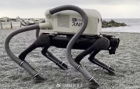 研发出了一款名为vero的四足机器人,它能够智能识别并清理各种地形上